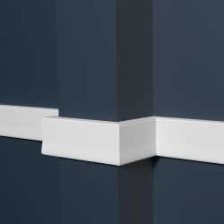 Декоративная рейка (молдинг) из полистирола Decor-Dizayn Белая Лепнина 165 A