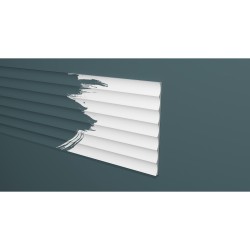 Стеновая панель из дюрополимера Decor-Dizayn Белая Лепнина DD900