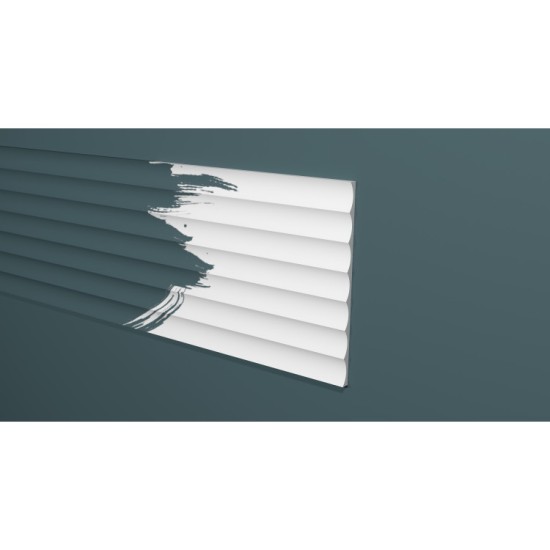 Стеновая панель из дюрополимера Decor-Dizayn Белая Лепнина DD900