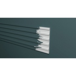 Стеновая панель из дюрополимера Decor-Dizayn Белая Лепнина DD901 (3 метра)