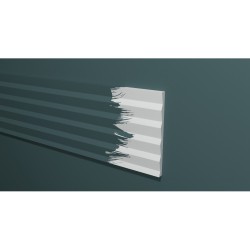 Стеновая панель из дюрополимера Decor-Dizayn Белая Лепнина DD903