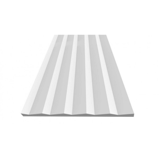 Стеновая панель из дюрополимера Decor-Dizayn Белая Лепнина DD903