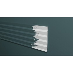 Стеновая панель из дюрополимера Decor-Dizayn Белая Лепнина DD903 (3 метра)