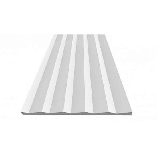 Стеновая панель из дюрополимера Decor-Dizayn Белая Лепнина DD903 (3 метра)