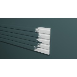 Стеновая панель из дюрополимера Decor-Dizayn Белая Лепнина DD904