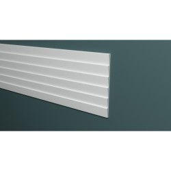 Стеновая панель из дюрополимера Decor-Dizayn Белая Лепнина DD906 (3 метра)