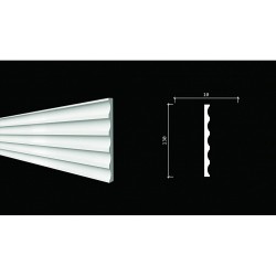 Стеновая панель из дюрополимера Decor-Dizayn Белая Лепнина DD902 (3 метра)