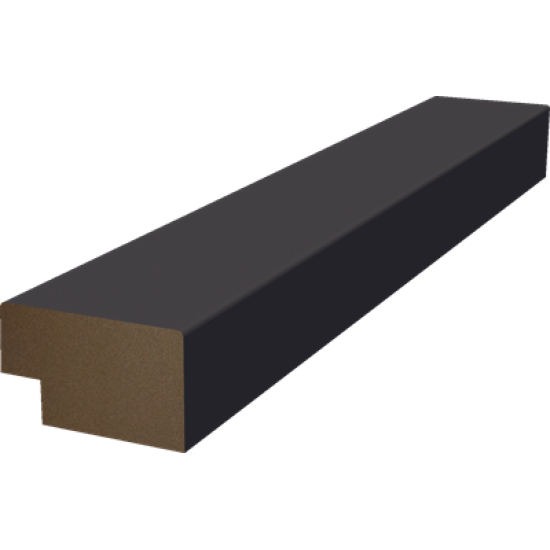 Заглушка правая МДФ WellMaker Графит 19x32 (ПНп-37)