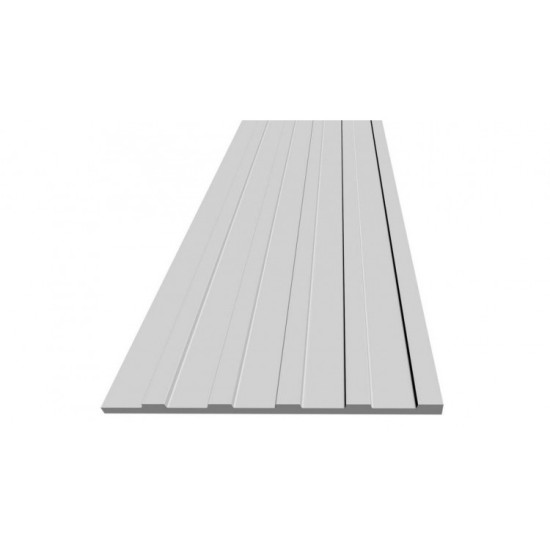 Стеновая панель из дюрополимера Decor-Dizayn Белая Лепнина DD901