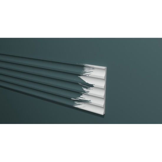 Стеновая панель из дюрополимера Decor-Dizayn Белая Лепнина DD902