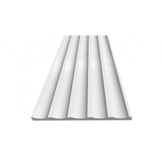 Стеновая панель из дюрополимера Decor-Dizayn Белая Лепнина DD902