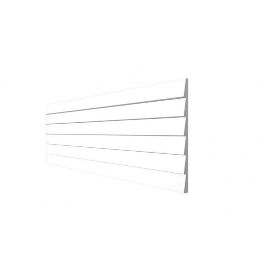 Стеновая панель из дюрополимера Decor-Dizayn Белая Лепнина DD906