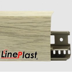 Плинтус напольный  LinePlast Аруша светло-серый LS004