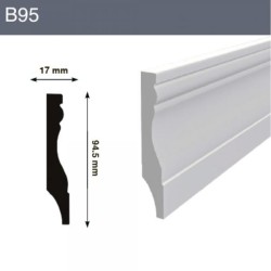 Плинтус напольный Hiwood B95