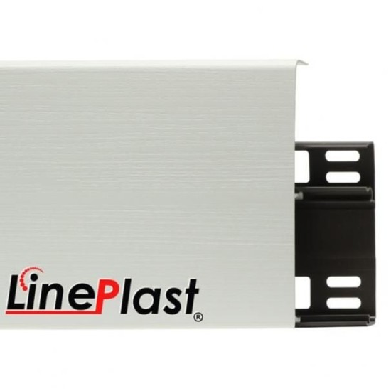Плинтус напольный LinePlast Белый с тиснением LB001 Плинтус напольный LinePlast Белый с тиснением LB001