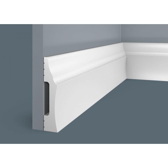 Плинтус напольный из экополимера Cosca PX009 120x25