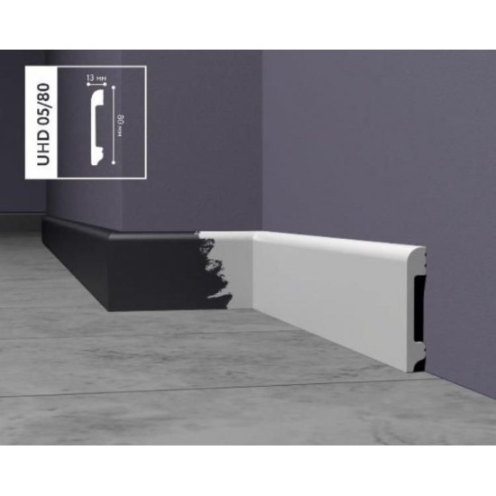 Плинтус напольный Солид UHD 05/80