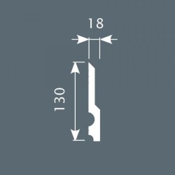 Плинтус напольный из экополимера Cosca PX011 130x18