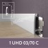 Плинтус напольный Солид 1 UHD 03/70 С