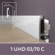 Плинтус напольный Солид 1 UHD 03/70 С