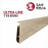 Плинтус напольный Sanrelia Ultra Line (77 мм) Бохо 710