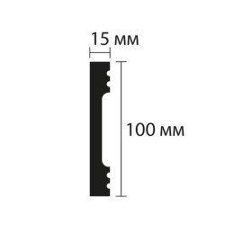 Плинтус напольный из полистирола Noel & Marquet NMC FD10