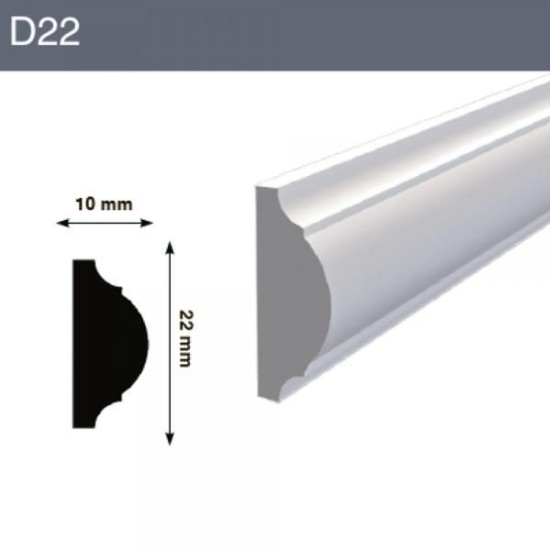 Молдинг декоративный Hiwood D22