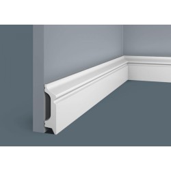 Плинтус напольный из экополимера Cosca PX001 78x21