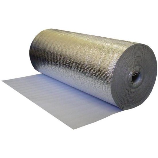 Подложка из вспененного полиэтилена фольгированная 8 мм
