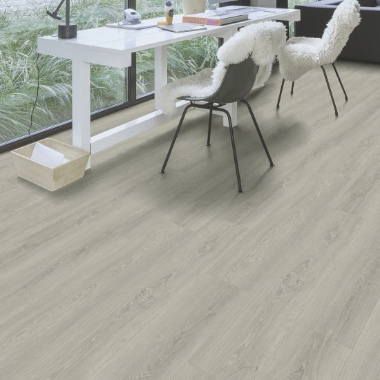 Виниловый пол SPC Quick-Step Atmosphere Дуб серый гладкий ASPC20248