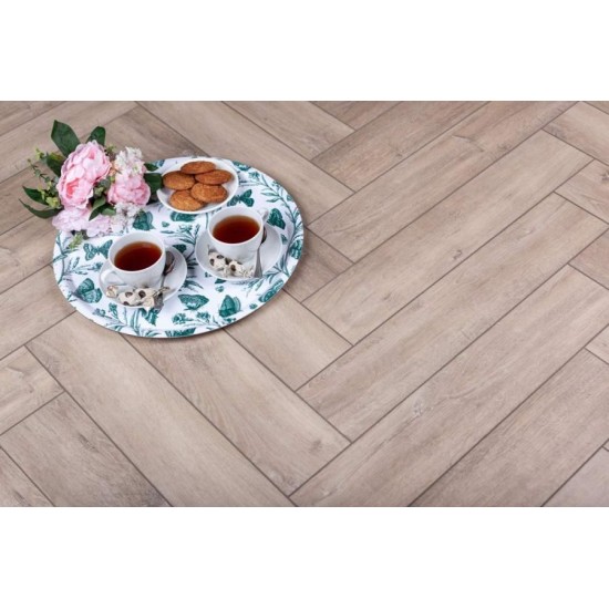 Виниловый пол SPC Aberhof Carmelita Herringbone 0532